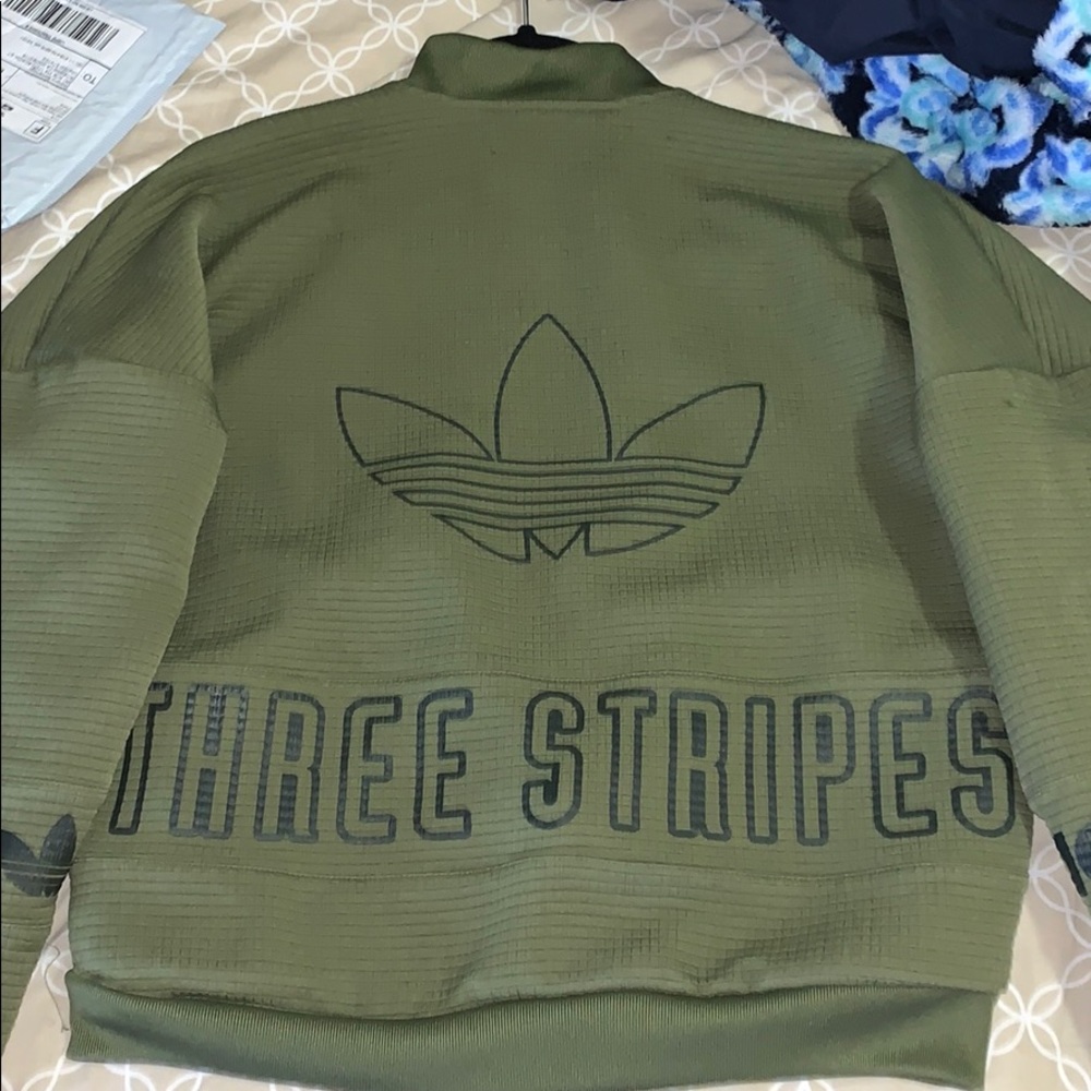 Olive green Adidas bomber Jacket